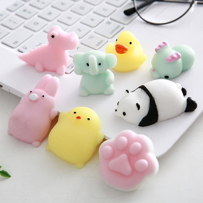 Mini Squishy Toy Antistress Ball Squeeze Cute Animal  Rising Toys Abreact Soft Sticky Squishi Stress Relief Toys Party Gifts